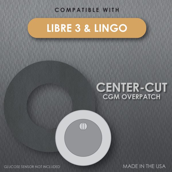 CoverGuard CGM Overpatch | Freestyle Libre 3 | Black Center-cut Design| 25-Count | Waterproof Adhesive | Anti-Fray | Easy Application & Removal | Made in USA | Sensor Protection - Image 2