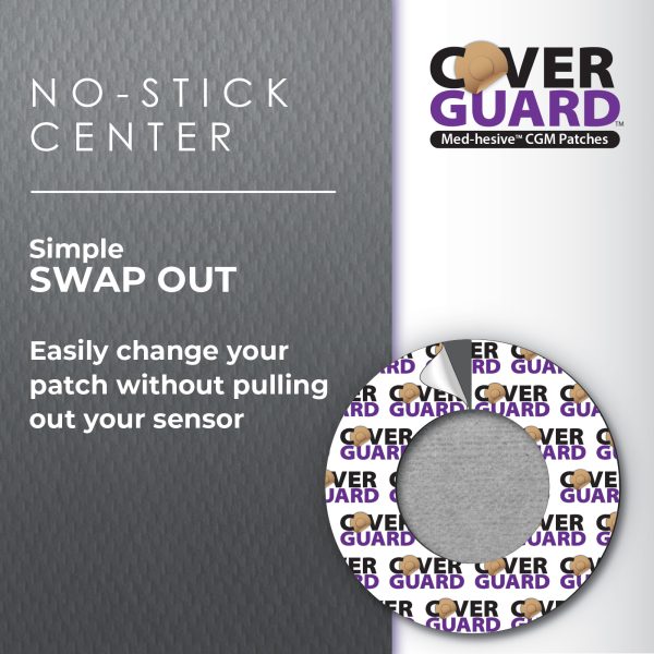 CoverGuard CGM Overpatch | Freestyle Libre 3 | Black Full Coverage Design| 25-Count | Waterproof Adhesive | Anti-Fray | Easy Application & Removal | Made in USA | Sensor Protection - Image 6