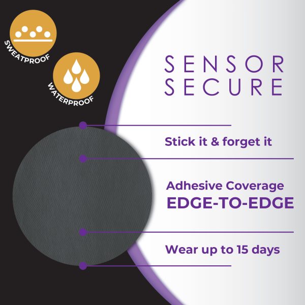 CoverGuard CGM Overpatch | Freestyle Libre 3 | Black Full Coverage Design| 25-Count | Waterproof Adhesive | Anti-Fray | Easy Application & Removal | Made in USA | Sensor Protection - Image 8
