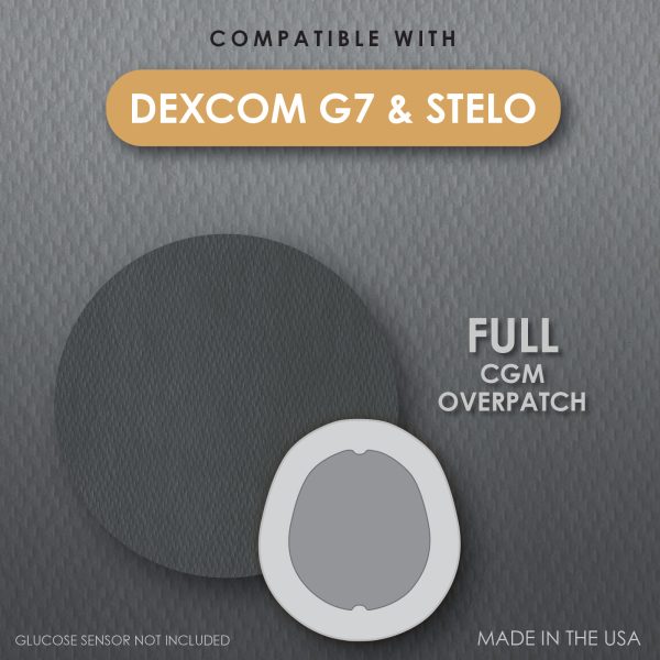 CoverGuard CGM Overpatch | Dexcom G7, Stelo | Black Full Coverage Design| 25-Count | Waterproof Adhesive | Anti-Fray | Easy Application & Removal | Made in USA | Sensor Protection - Image 2