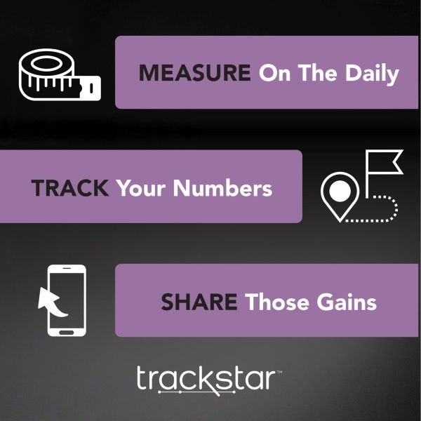 Trackstar Smart Digital Weight Scale | 440 lb Weight Capacity | Trackstar Monitoring App | Bluetooth iOS & Android Compatible | Measure, Track, and Share Results - Image 3