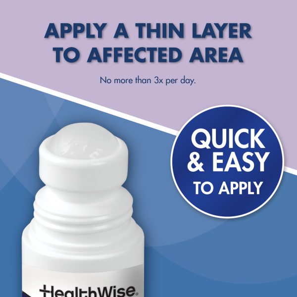 HealthWise 4 % Lidocaine Roll-On | Soothing Lavender Scent | OTC Strength | Pain Relief Liquid | 2.5 oz. 73 mL |  Topical Anesthetic - Image 6