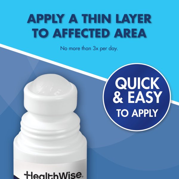 HealthWise 16% Menthol Roll-On | Cold Hot Sensation | Pain Relief Liquid | 2.5 oz. 73 mL | Non-Greasy Formula | Immediate Penetrating Action | Topical Analgesic - Image 6