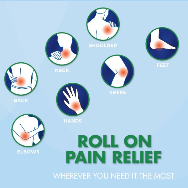 HealthWise 4% Menthol Roll-On | Cold Hot Sensation | Pain Relief Gel | 2.5 oz. 73 mL | Non-Greasy Formula | Immediate Penetrating Action | Topical Analgesic - Image 3