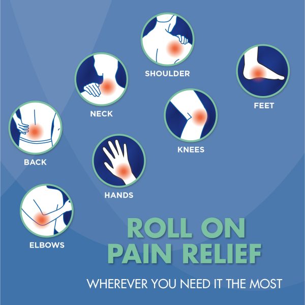 HealthWise 6% Menthol Roll-On | Cold Hot Sensation | Pain Relief Gel | 3 oz. 88.5 mL | Quick-Dry Formula | Immediate Penetrating Action | Topical Analgesic - Image 4