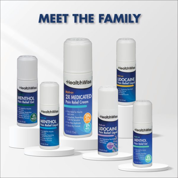 HealthWise 2X Medicated Roll-On | 10% Menthol + 20% Methyl Salicylate | Pain Relief Cream | 3 oz. 88.5 mL | Quick-Dry Formula | Immediate Penetrating Action | Topical Analgesic - Image 10